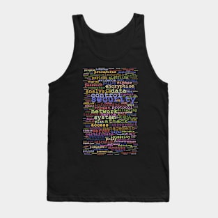 Computer and Cybersecurity Terms Tank Top